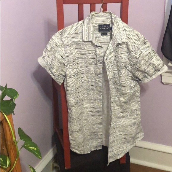 Topman Other - Topman classic fit short sleeve button-up